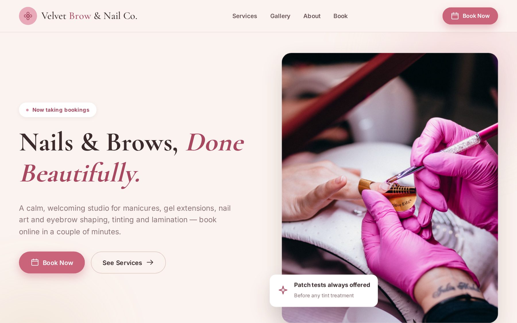 Preview: Velvet Brow & Nail Co.