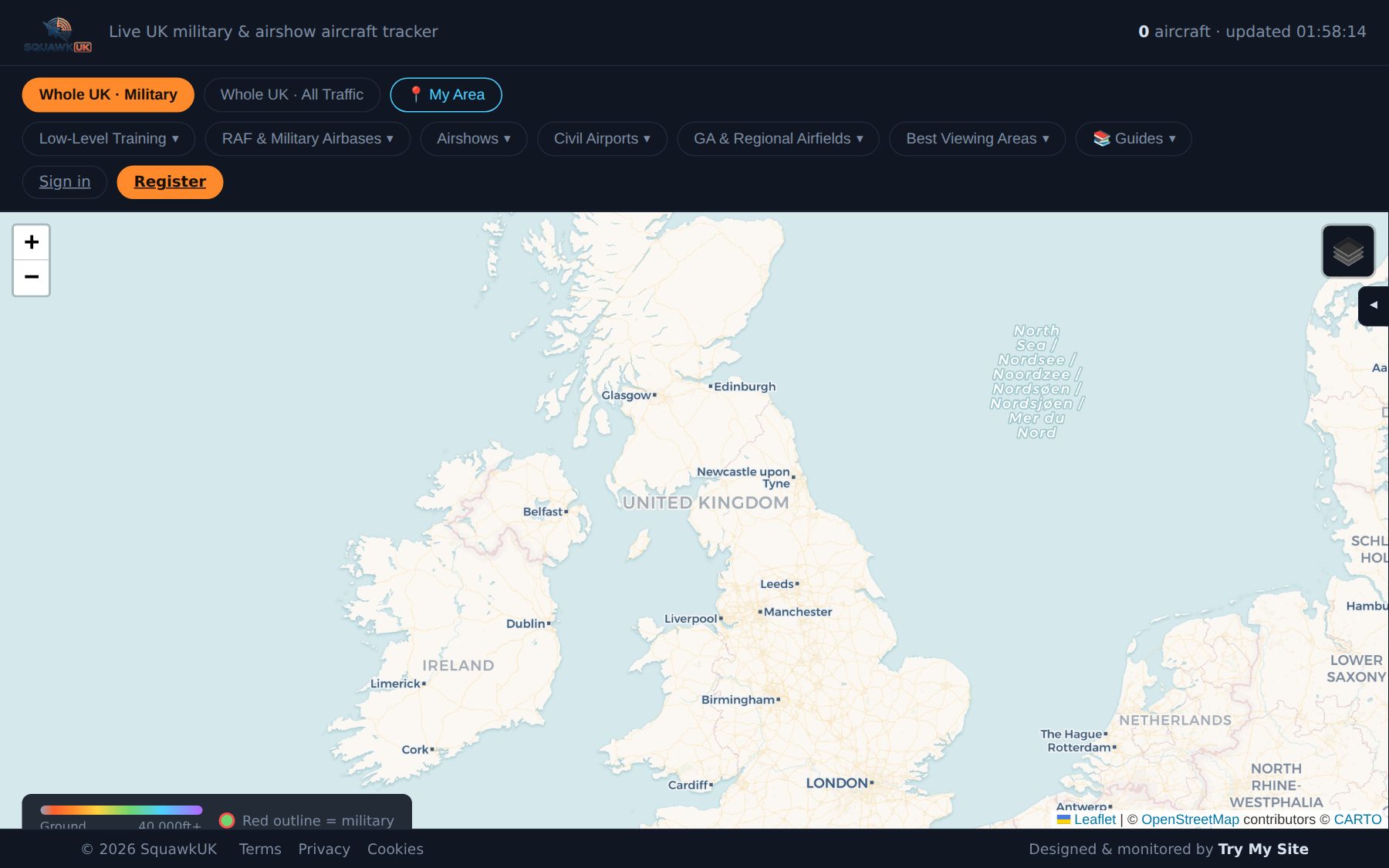 Screenshot of SquawkUK